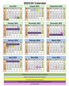 2023 2024 School Calendar Grady County Schools