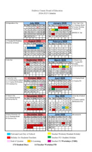 Baldwin County Public Schools Calendar 2024 2025 In PDF