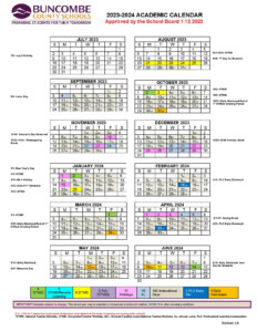 Buncombe County Schools Calendar 2024 2025 Holiday Breaks