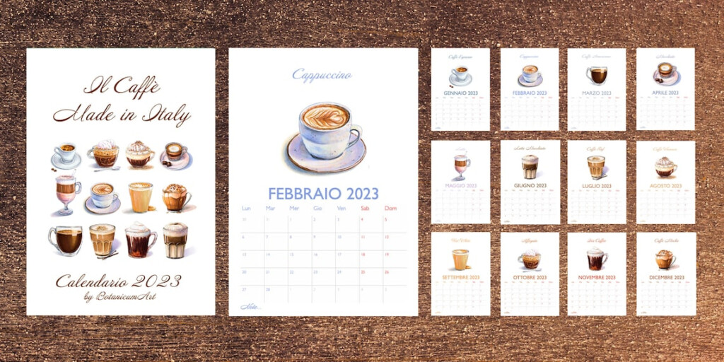 Coffee Calendar 2024 Printable 2024 CALENDAR PRINTABLE