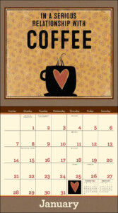 Coffee Themed 2024 Calendar Blake Katine