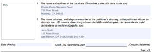 Contra Costa County Court Form Civ 110 CountyForms