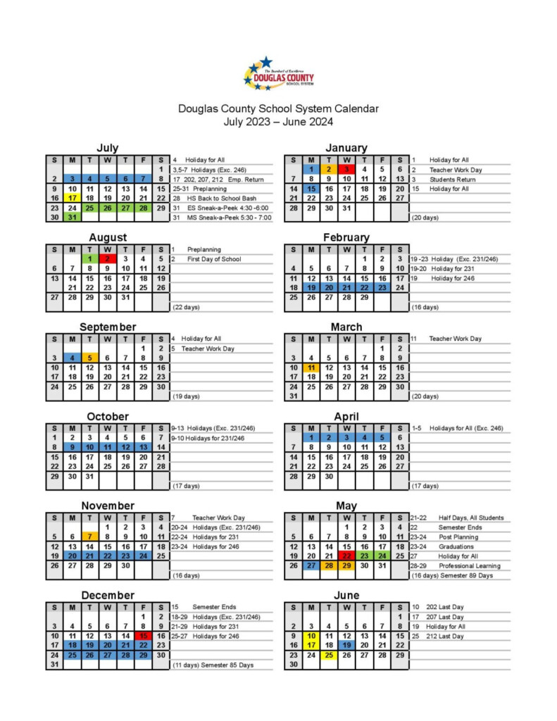 Dougherty County School System Calendar 2024 2025ndar 2024 2025 Darcy 