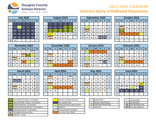 Douglas County Calendar 2024 25 Cathe Damaris Vrogue co