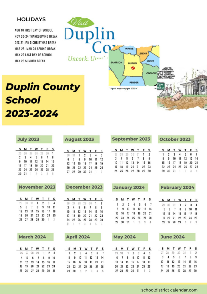 Duplin County School Calendar 2023 Schoolcalendars