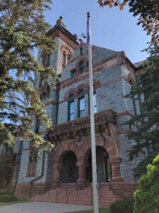 Entryway Of St Lawrence County Courthouse In Canton New York Paul