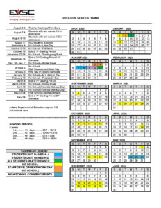 Evansville Vanderburgh School Corporation Calendar 2023 2024