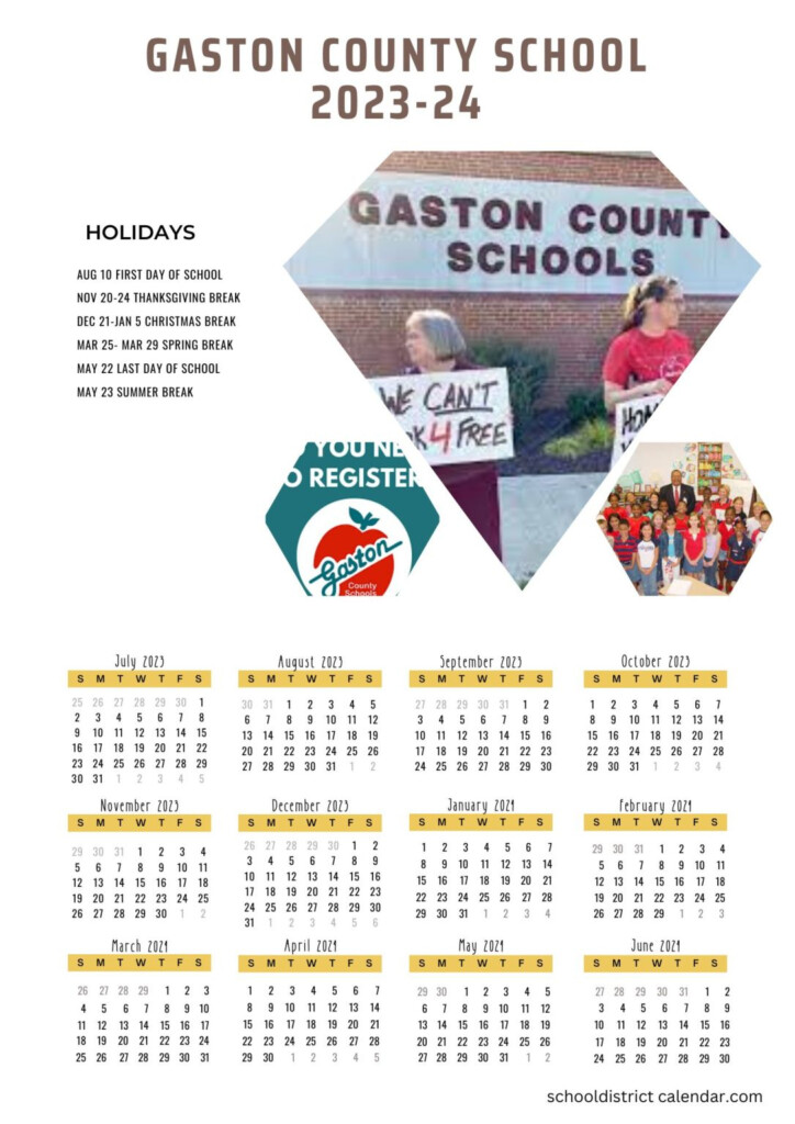 Gaston County School Calendar 2024 Berna Trudey