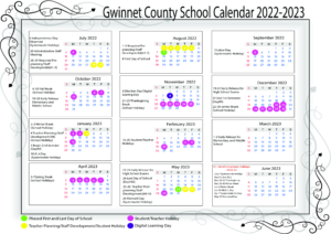 Gwinnett County 2024 Calendar Printable Word Searches