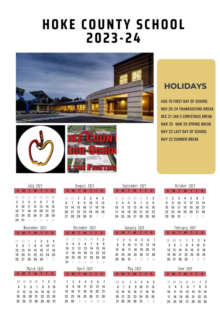 Hoke County Schools Calendar Holidays 2023 2024