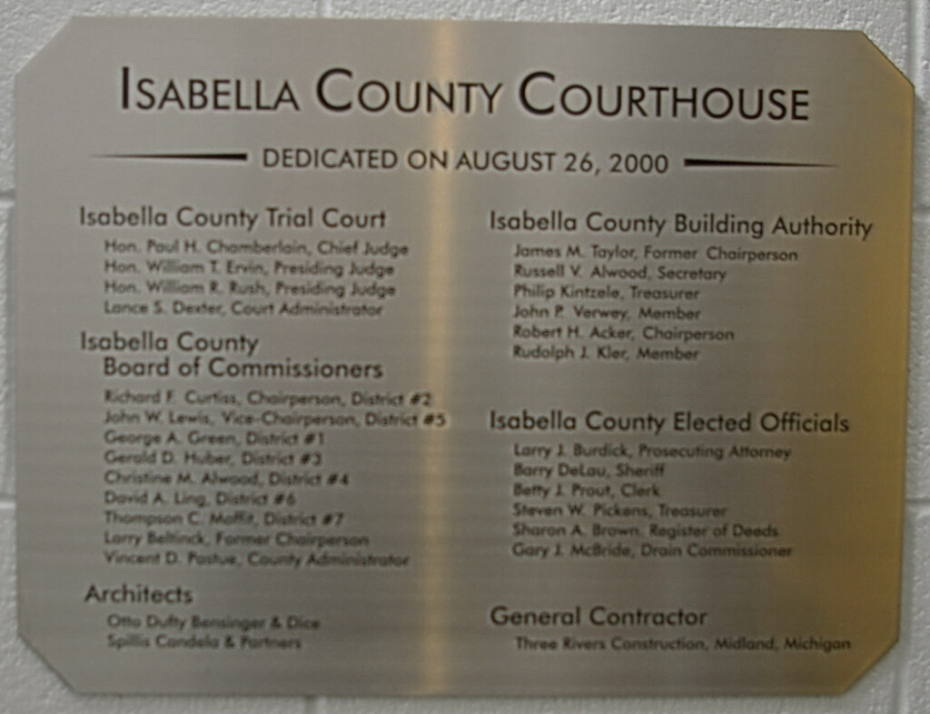 Isabella County Court Calendar Good Calendar Idea