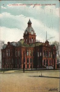 La Crosse County Court House Wisconsin Postcard