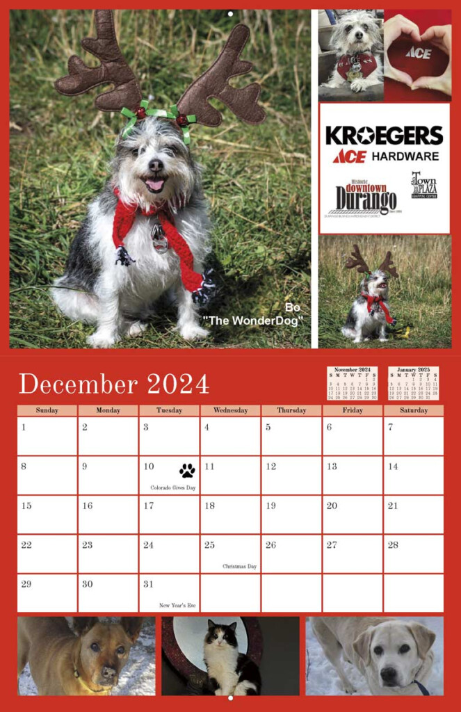 La Plata County Humane Society 2024 Calendar Yearbox Calendars