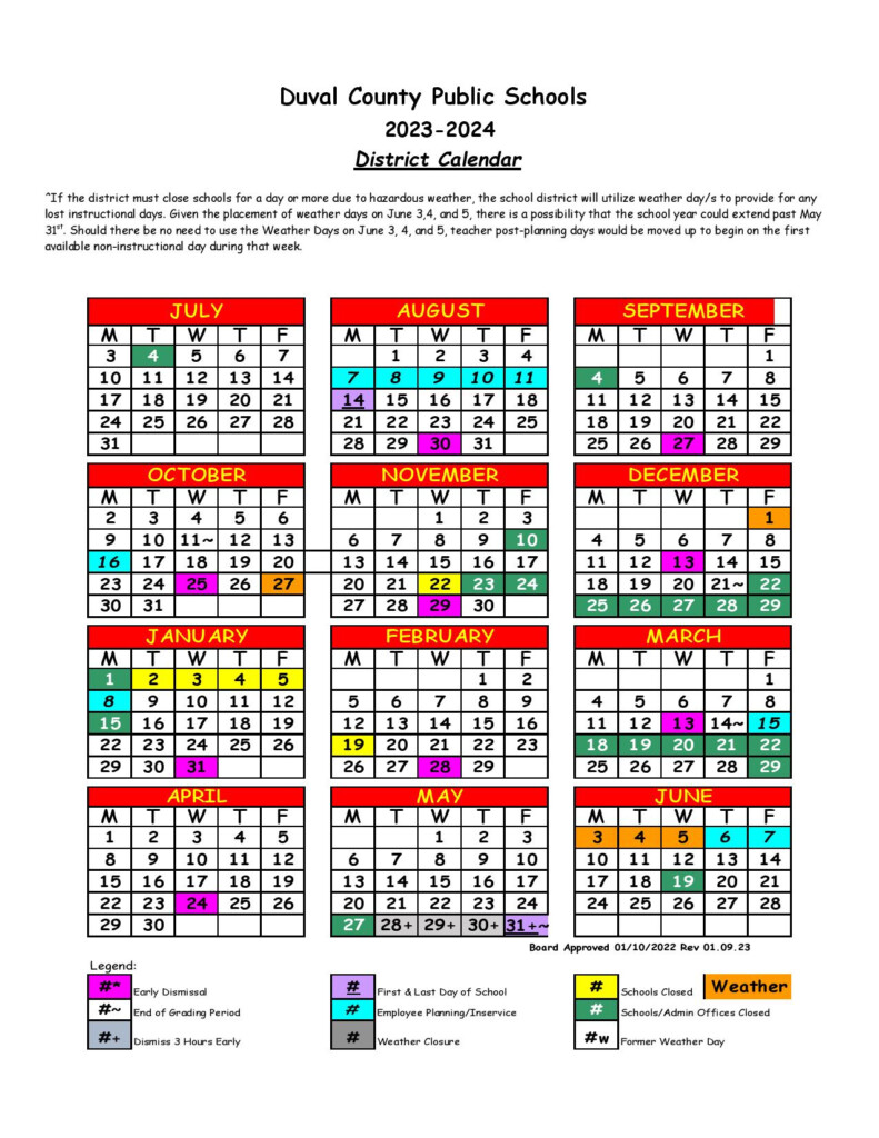 Last Day Of School Duval County 2024 Schedule Corrie Anallise