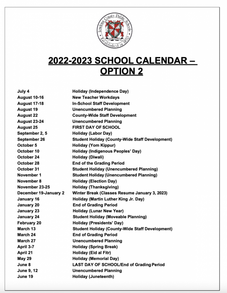 Loudoun County Public School Calendar 2024 25 Free Pr Vrogue co