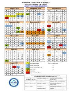 Miami Dade County Public School Calendar 2024 Pdf Lela Shawna