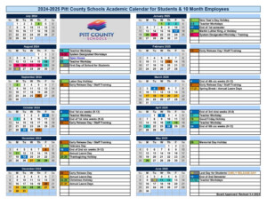 Pitt County Schools Calendar 2024 2025 Academic Year