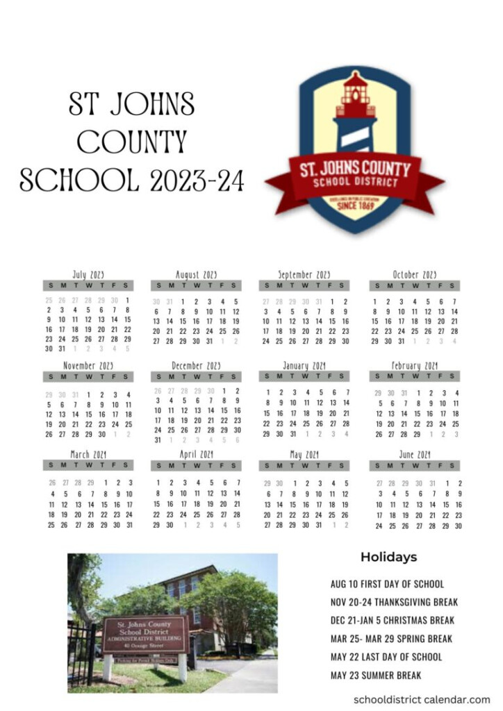 St Johns County School Calendar 2024 25 Shani Eugenia