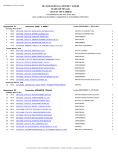 Washoe County Court Calendar Customize And Print