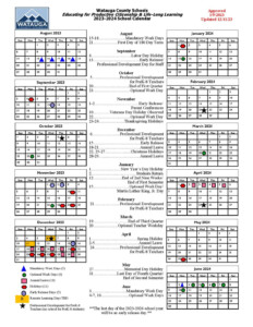 Watauga County Schools Calendar 2023 2024 In PDF