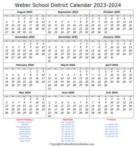 Weber State Spring 2024 Calendar 2024 Emera Imojean