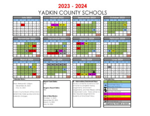 Yadkin County Schools Calendar 2024 In PDF