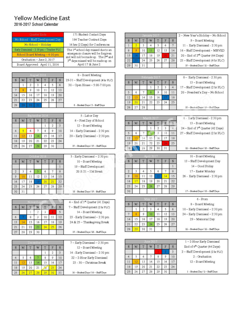 Yellow Medicine County Court Calendar Printable Word Searches